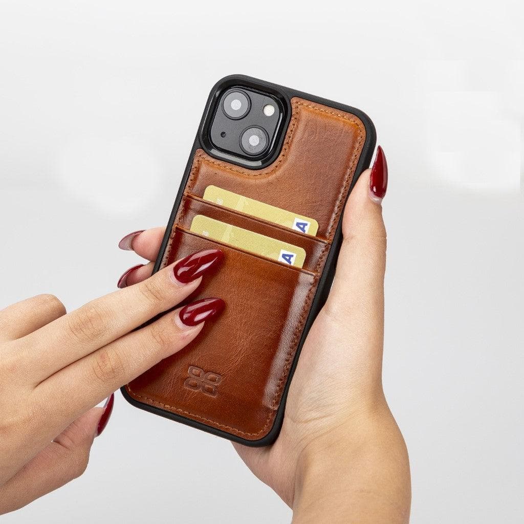 Flex Cover Leather iPhone 13 Pro Max Case with Card Holder
