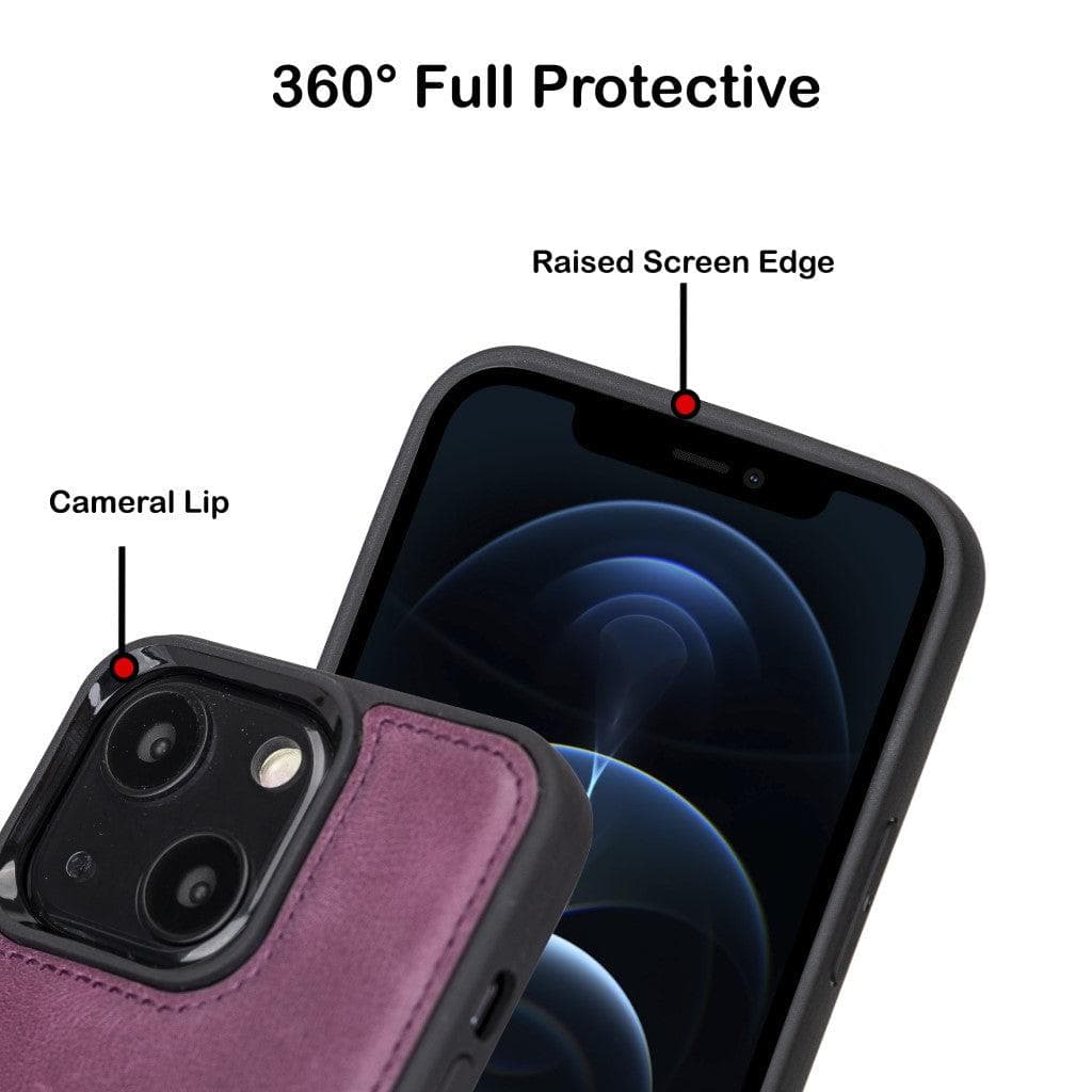 Flex Cover Leather iPhone 13 Pro Max Case with Card Holder