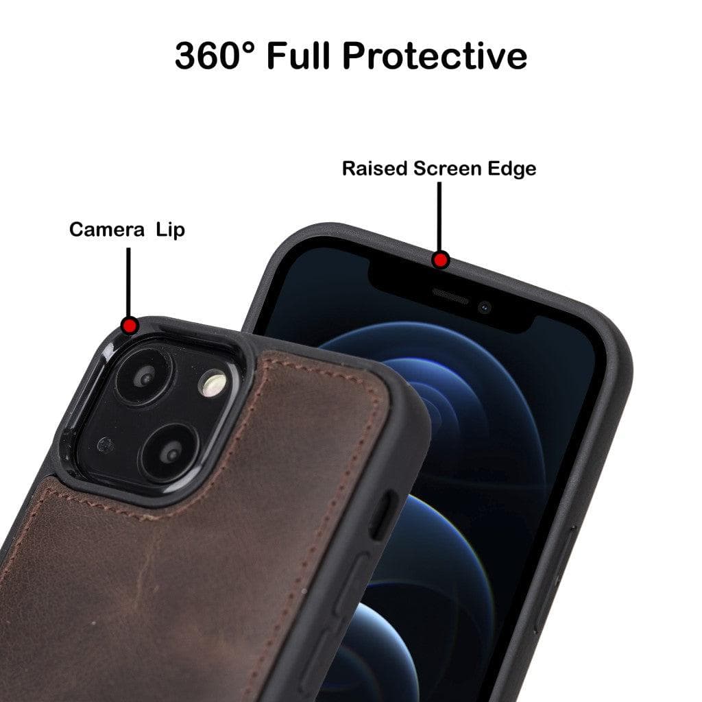 Flex Cover Leather iPhone 13 Pro Max Case with Card Holder
