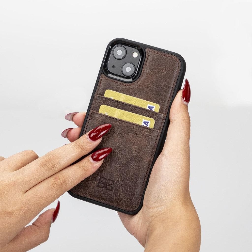 Flex Cover Leather iPhone 13 Pro Max Case with Card Holder