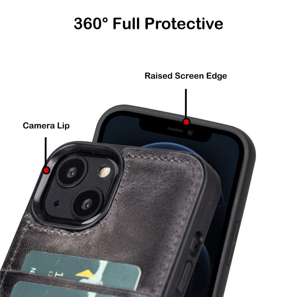 Flex Cover Leather iPhone 13 Pro Max Case with Card Holder