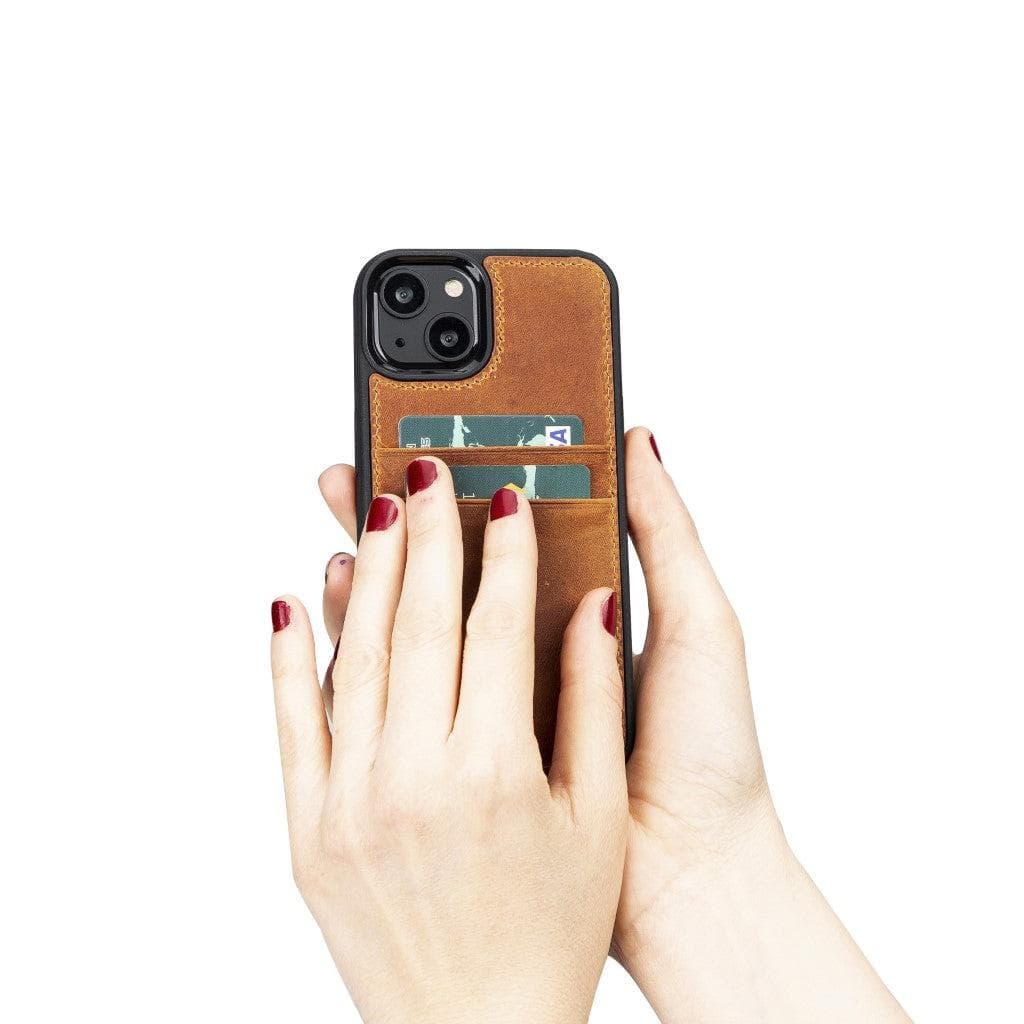 Flex Cover Leather iPhone 13 Pro Max Case with Card Holder
