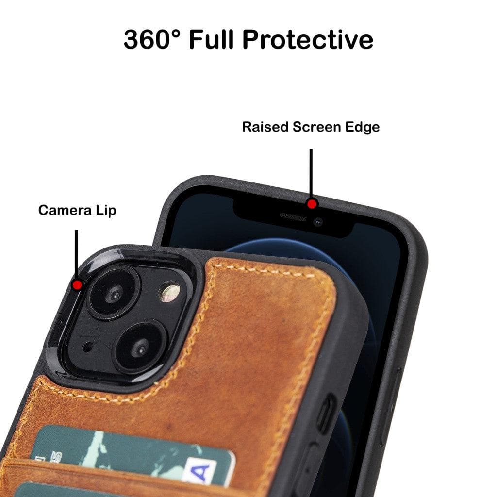 Flex Cover Leather iPhone 13 Pro Max Case with Card Holder
