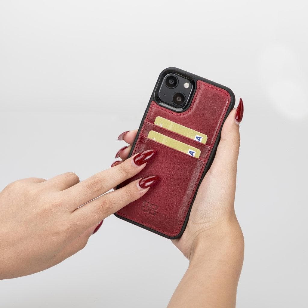 Flex Cover Leather iPhone 13 Pro Max Case with Card Holder