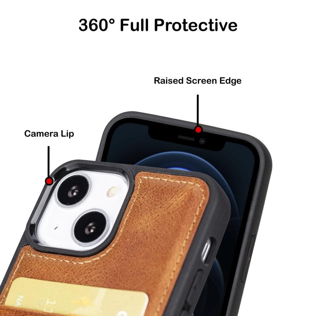 Flex Cover Leather iPhone 13 Pro Max Case with Card Holder