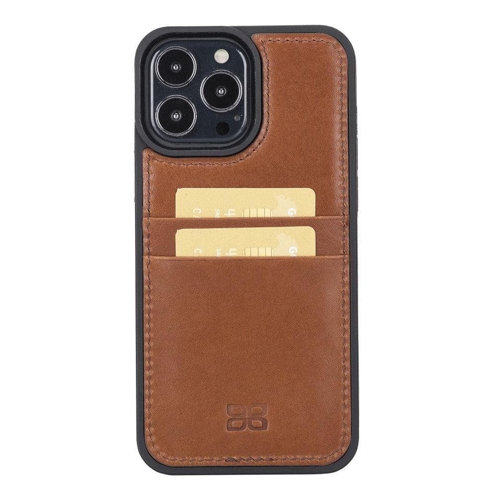 Flex Cover Leather iPhone 13 Pro Max Case with Card Holder