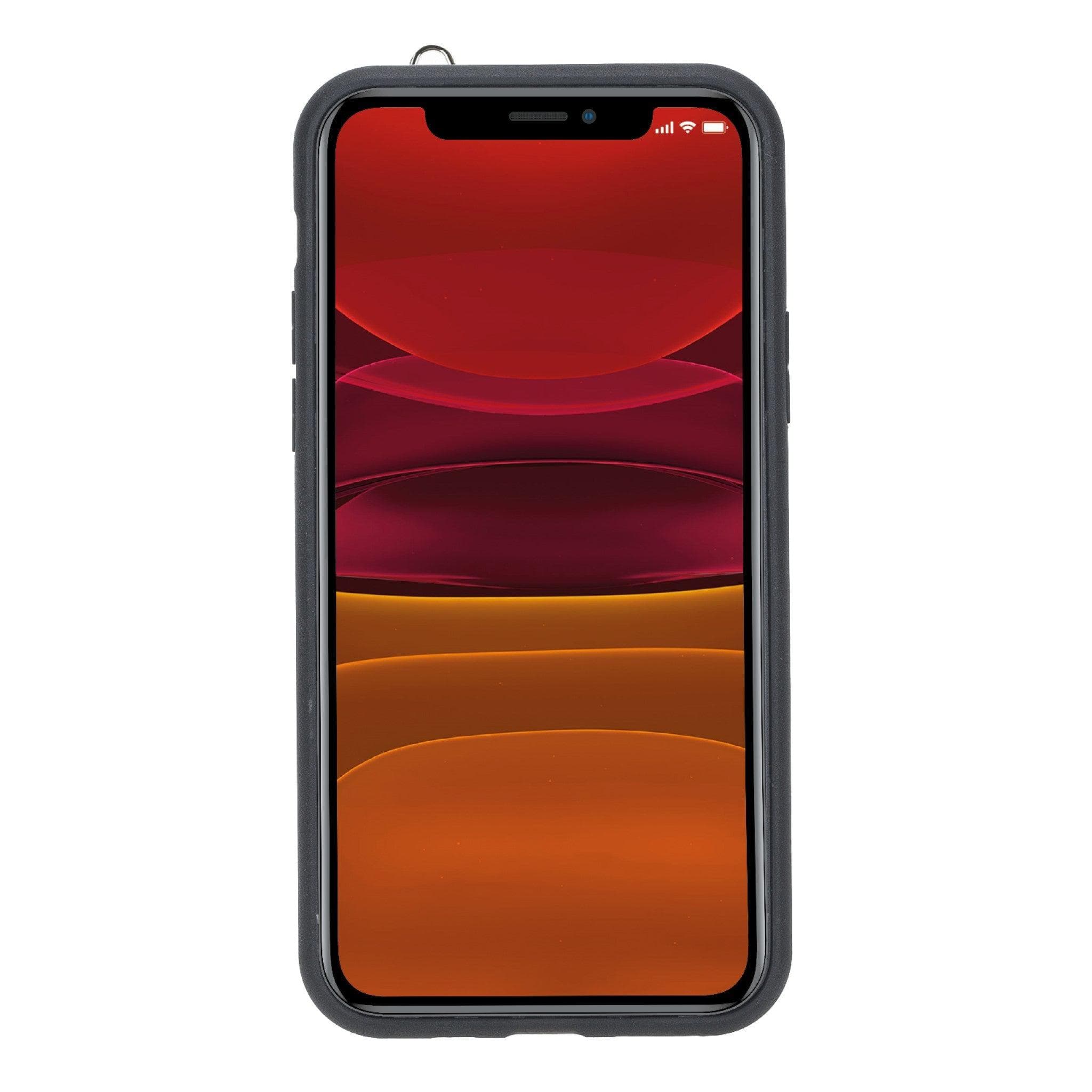 Flex Cover Leather iPhone 11 Pro Max Case with Card Holder & Hand Strap