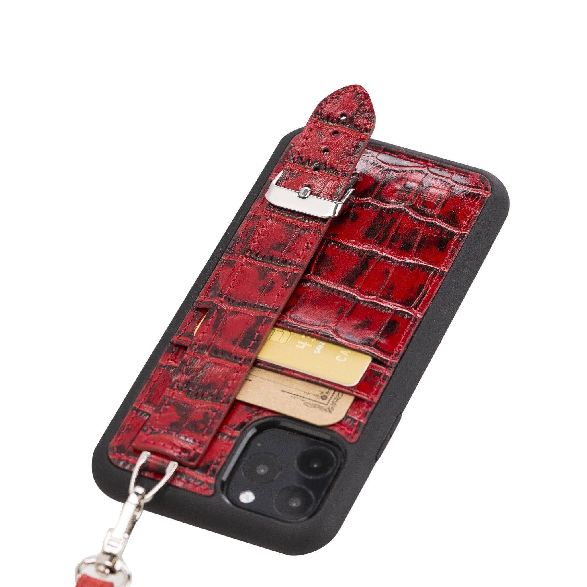 Flex Cover Leather iPhone 11 Pro Max Case with Card Holder & Hand Strap