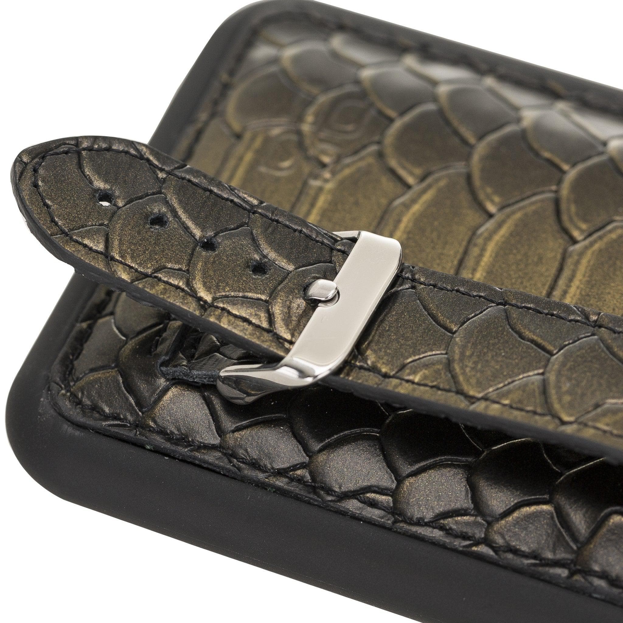 Flex Cover Leather iPhone 11 Case with Card Holder & Hand Strap