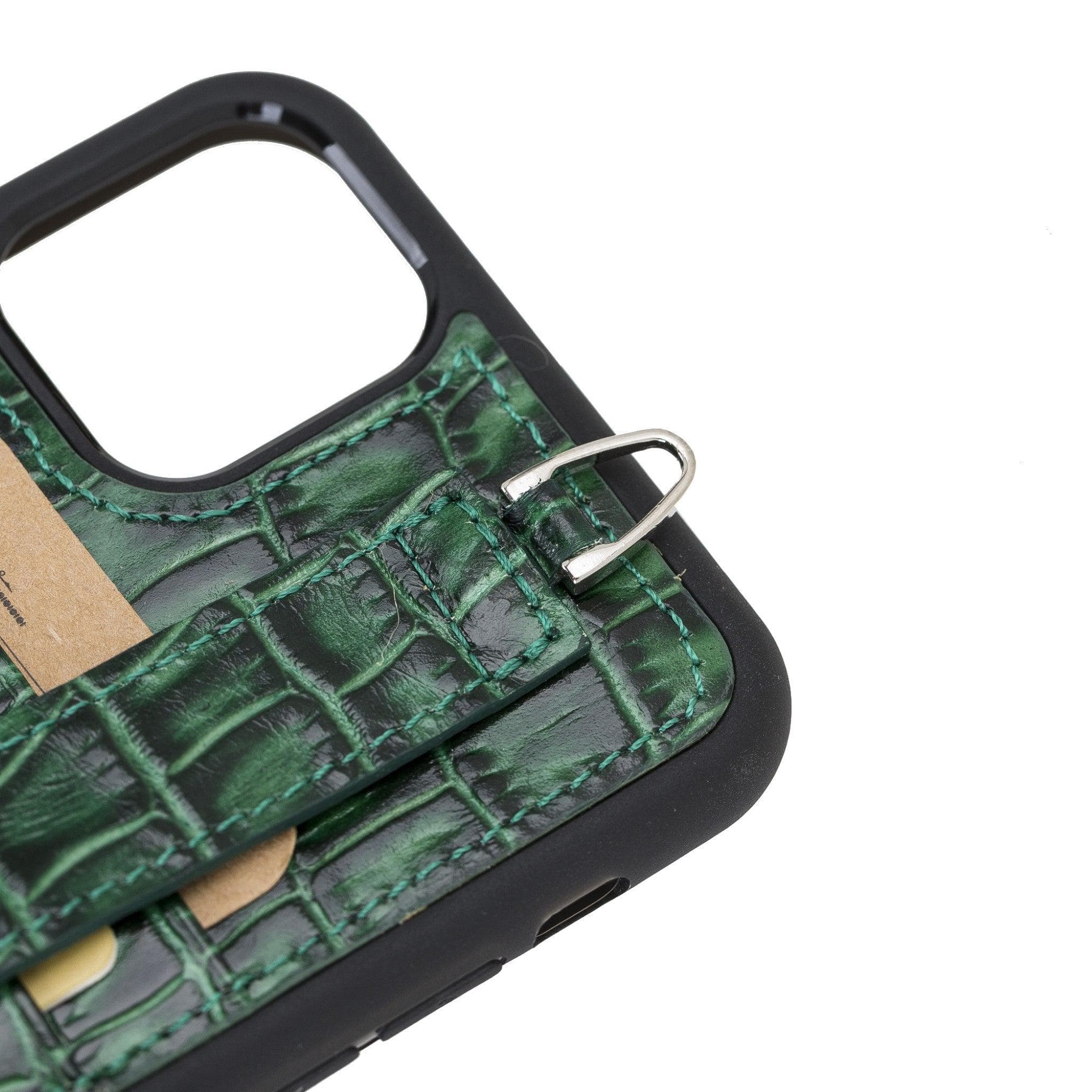 Flex Cover Leather iPhone 11 Case with Card Holder & Hand Strap