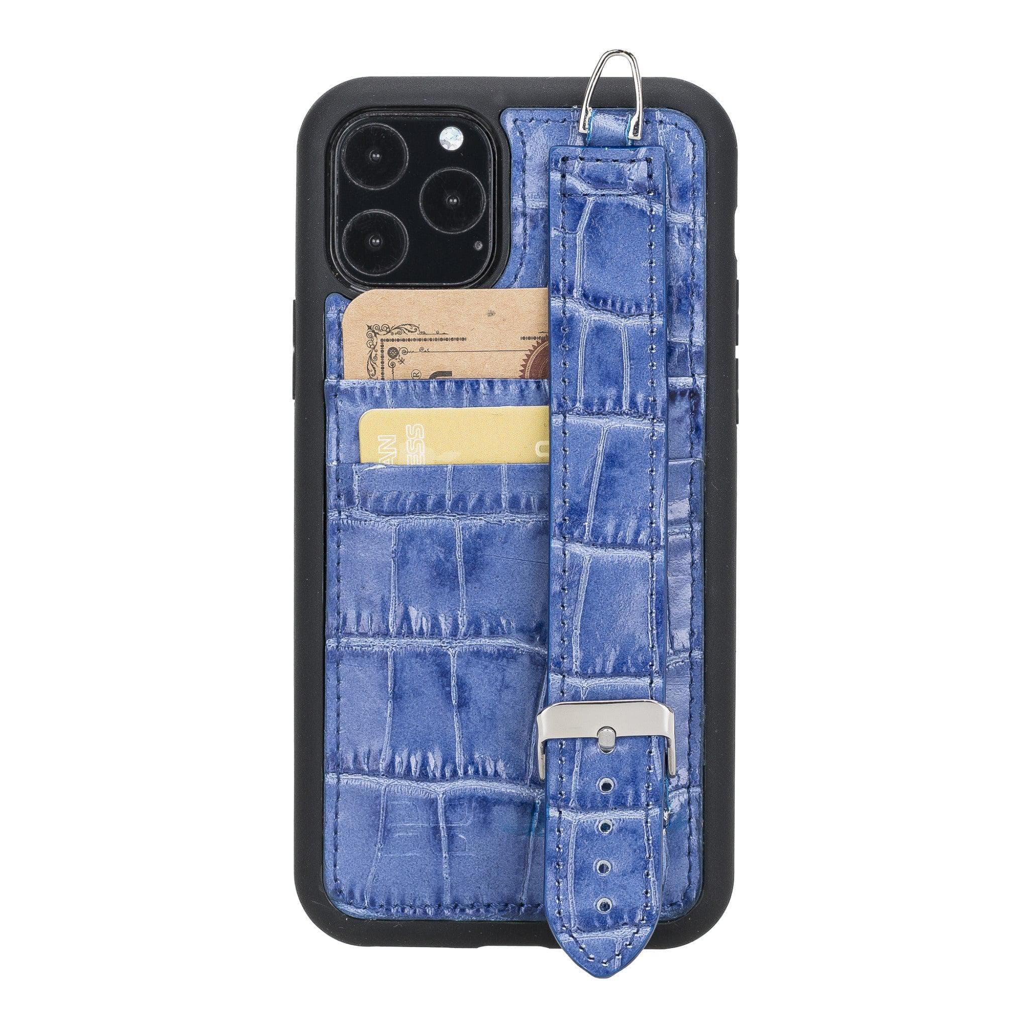 Flex Cover Leather iPhone 11 Pro Max Case with Card Holder & Hand Strap