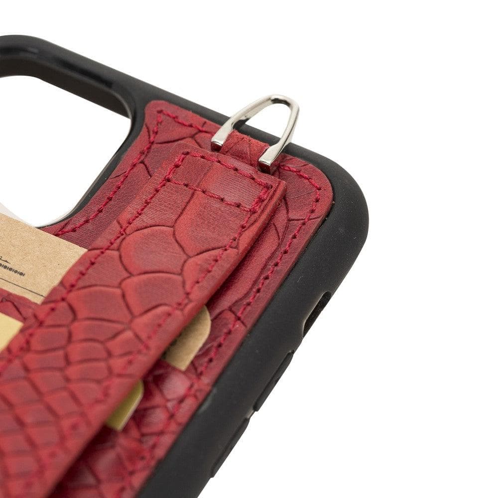 Flex Cover Leather iPhone 11 Pro Max Case with Card Holder & Hand Strap
