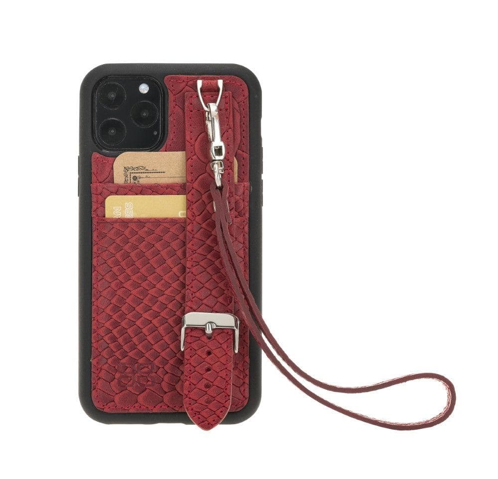 Flex Cover Leather iPhone 11 Pro Max Case with Card Holder & Hand Strap