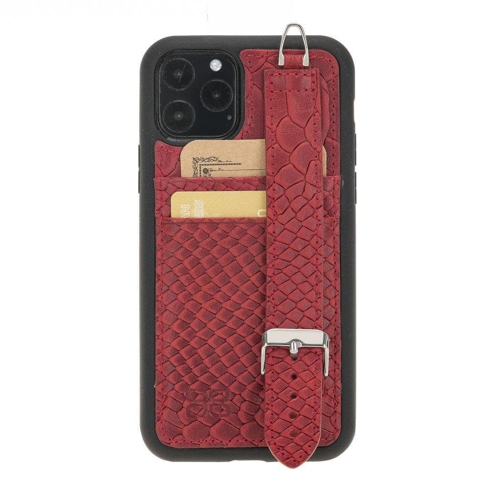 Flex Cover Leather iPhone 11 Pro Max Case with Card Holder & Hand Strap