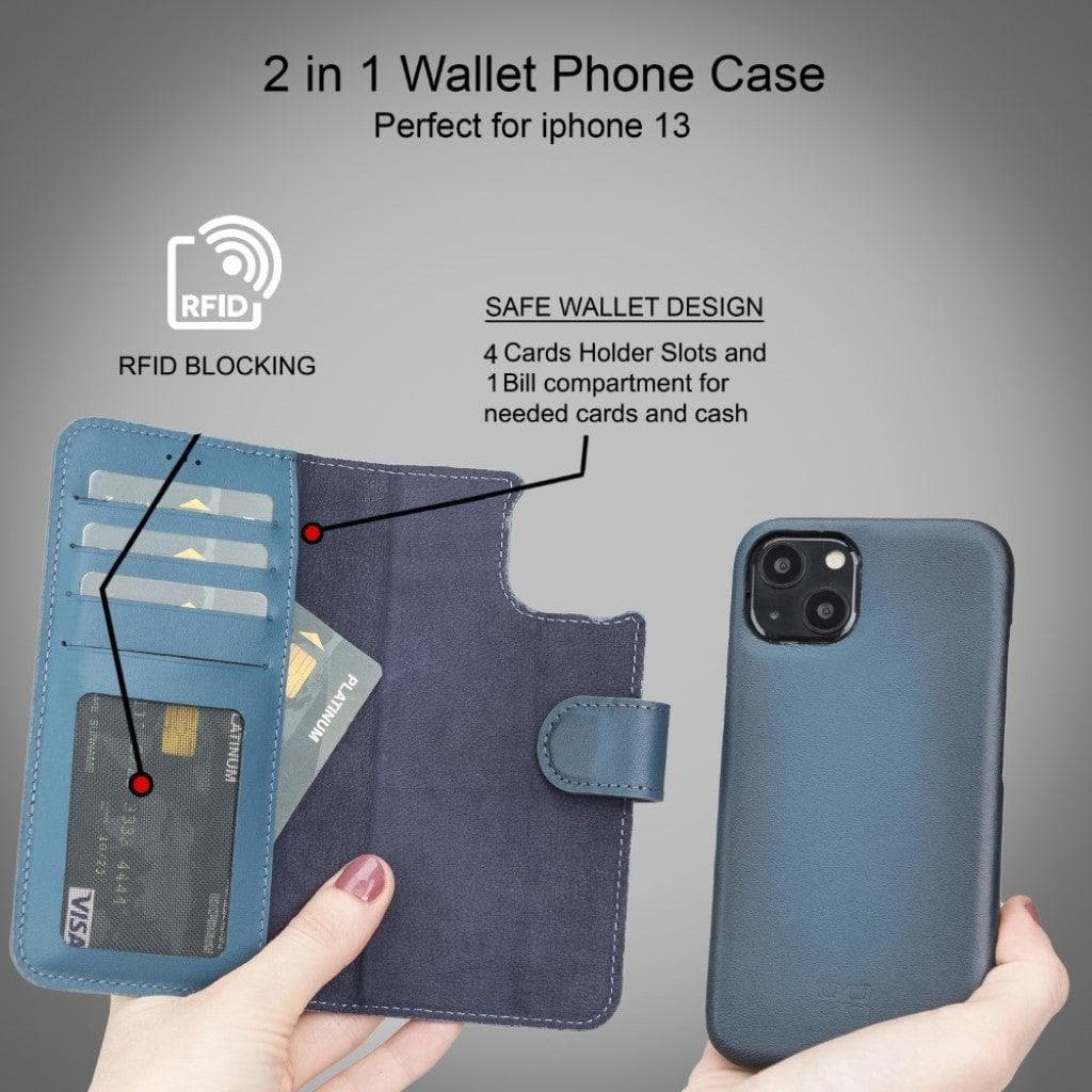 F360 Magic Leather iPhone 13 Pro Detachable Wallet Case
