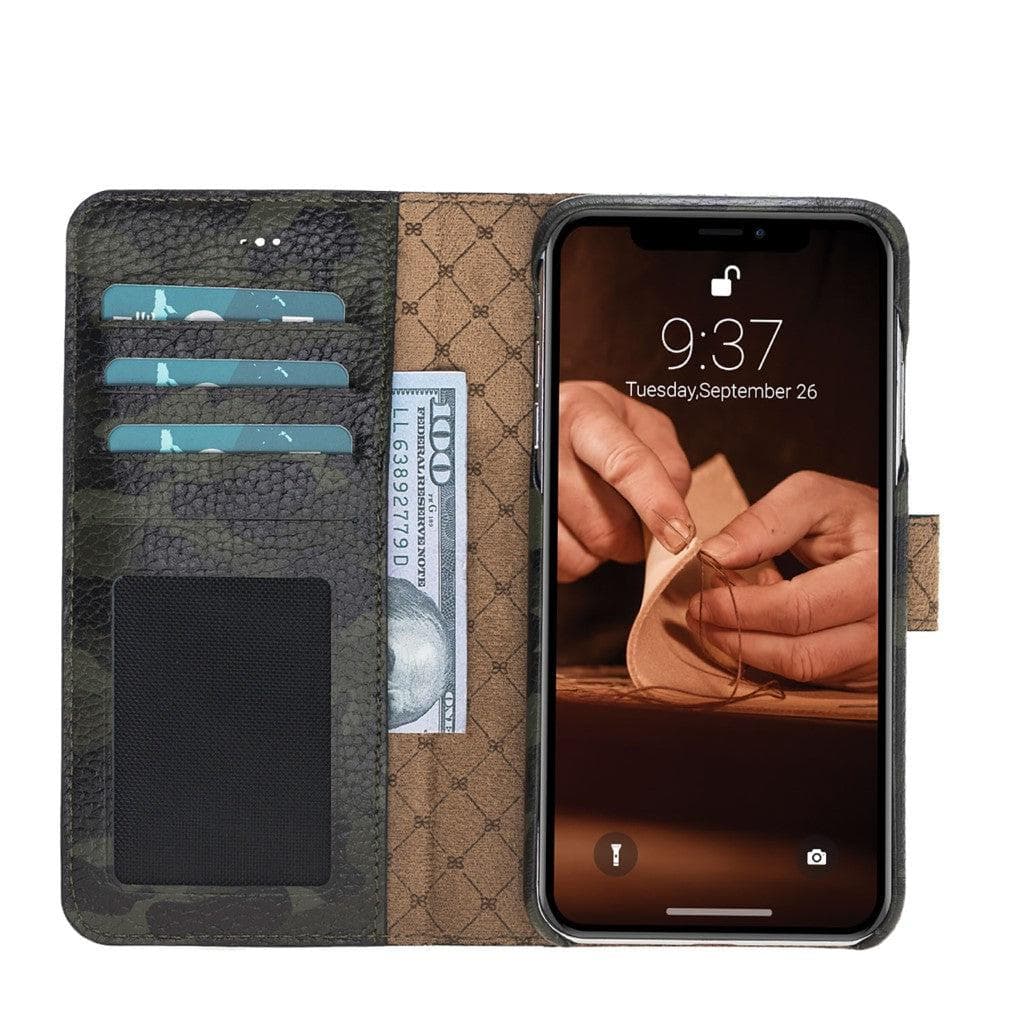 F360 Magic Leather iPhone XS / X Detachable Wallet Case