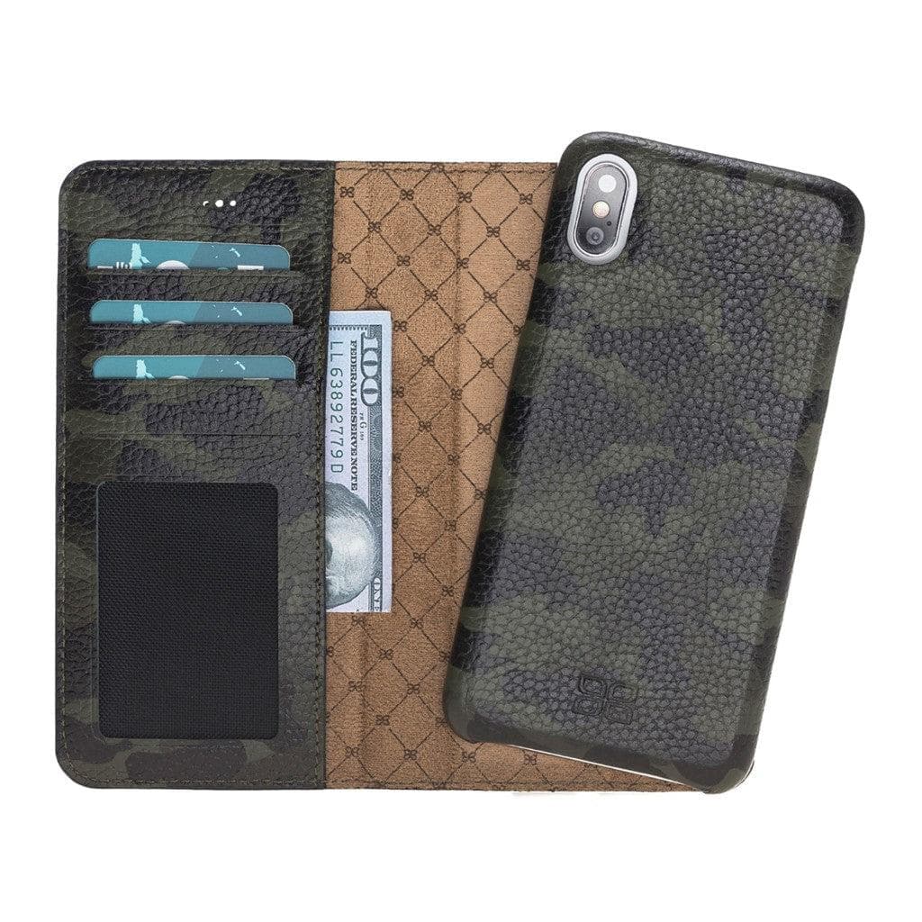 F360 Magic Leather iPhone XS / X Detachable Wallet Case