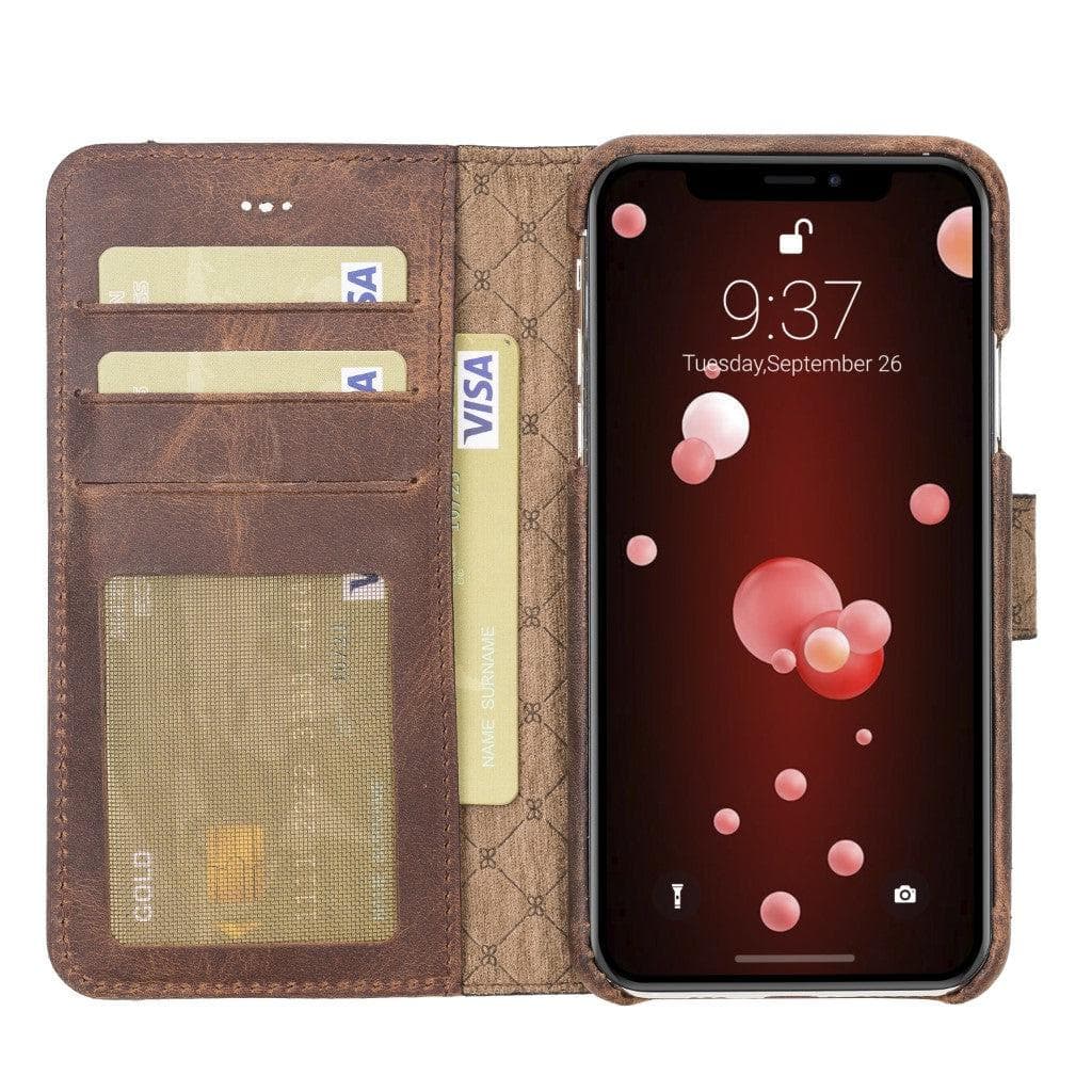F360 Magic Leather iPhone XS / X Detachable Wallet Case