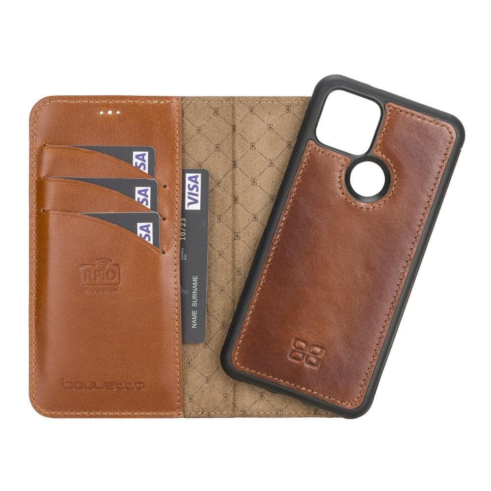 Magic Google Pixel 5 Leather Detachable Wallet Case