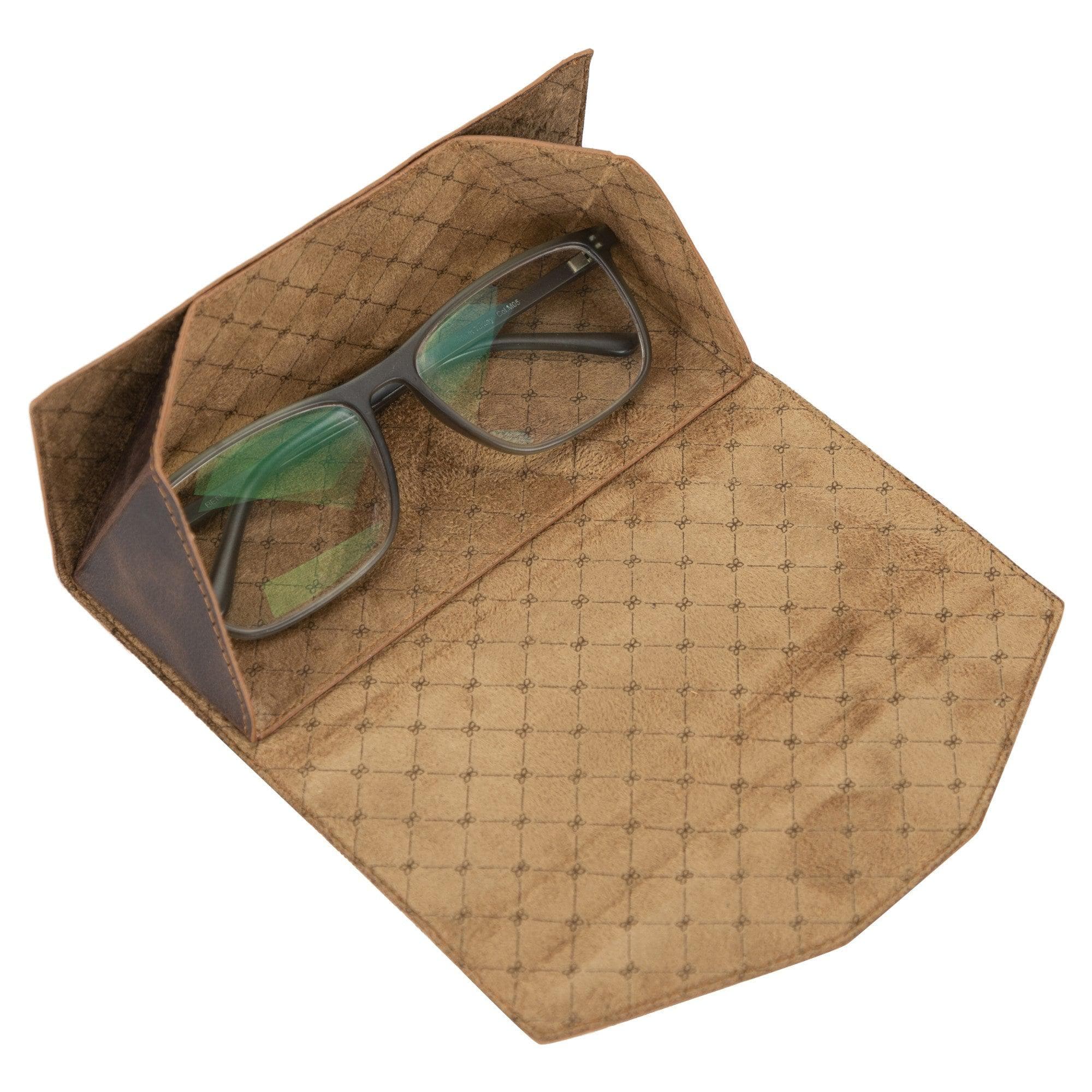 Smart Leather Glasses Case