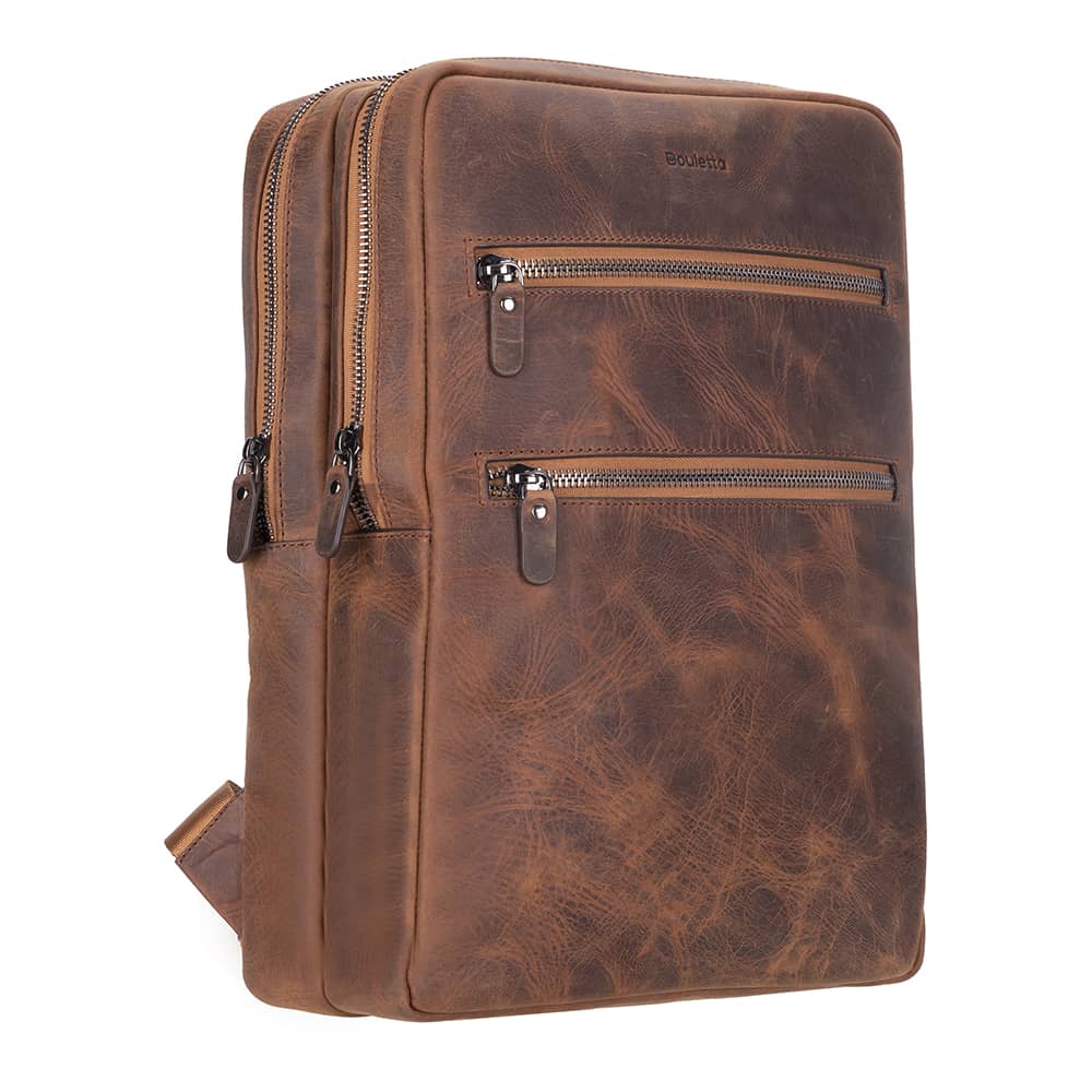 Hidden Castle Leather Laptop Backpacks
