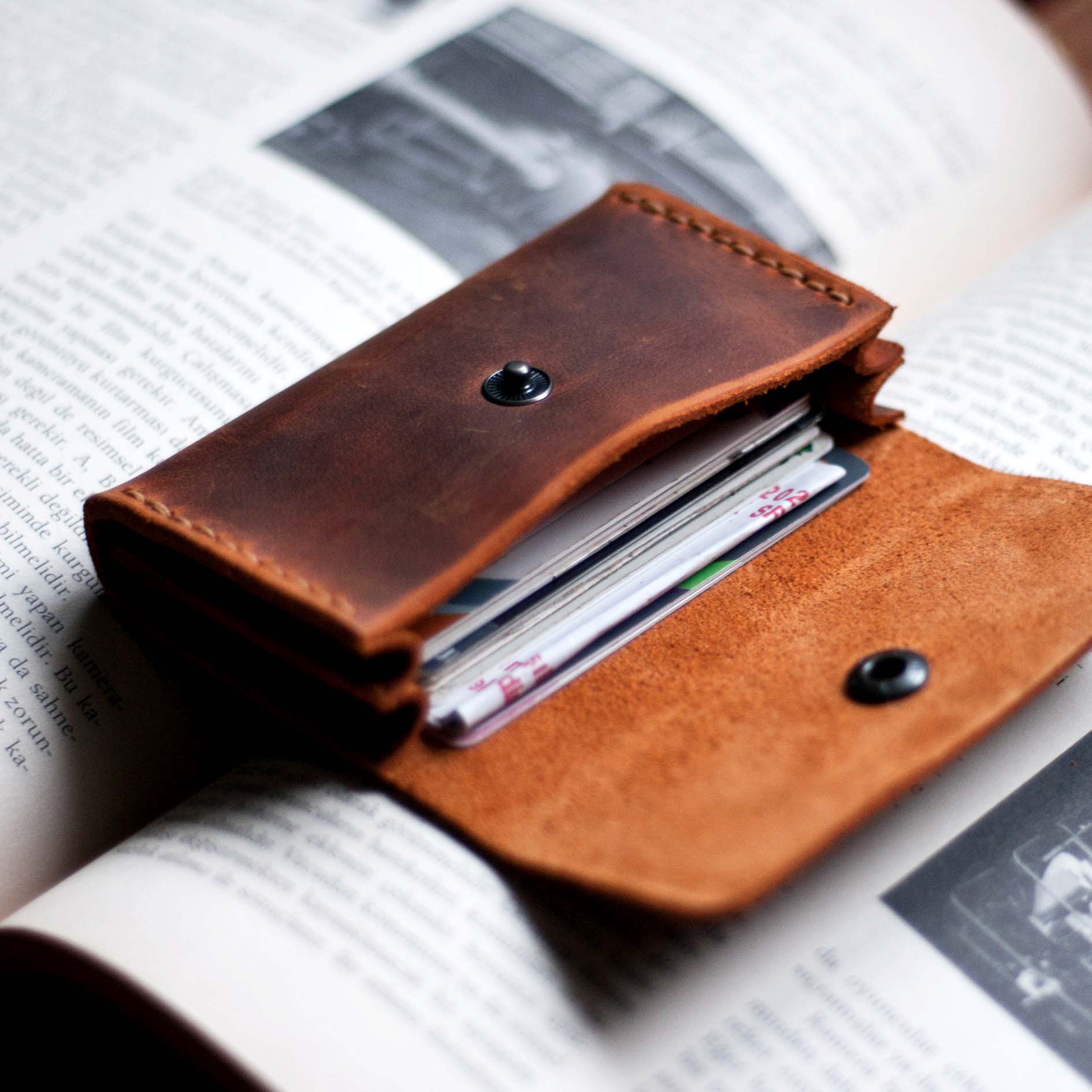 Classic Card Holder Wallet - Double Compartment