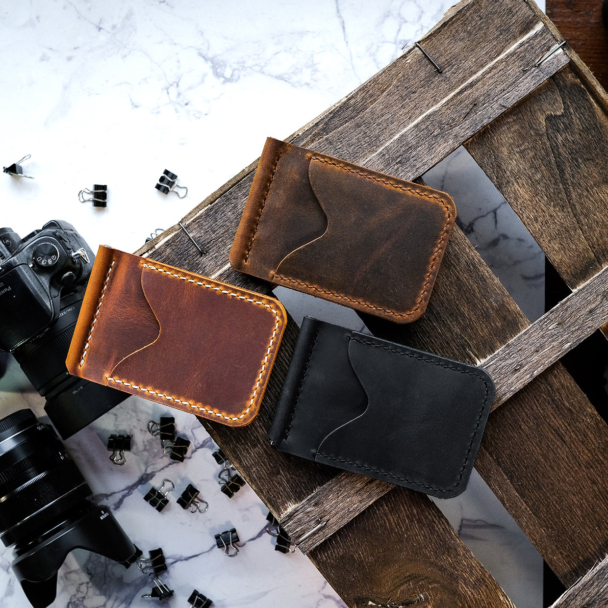 Leather wallet - Kleo - Trendy Designs