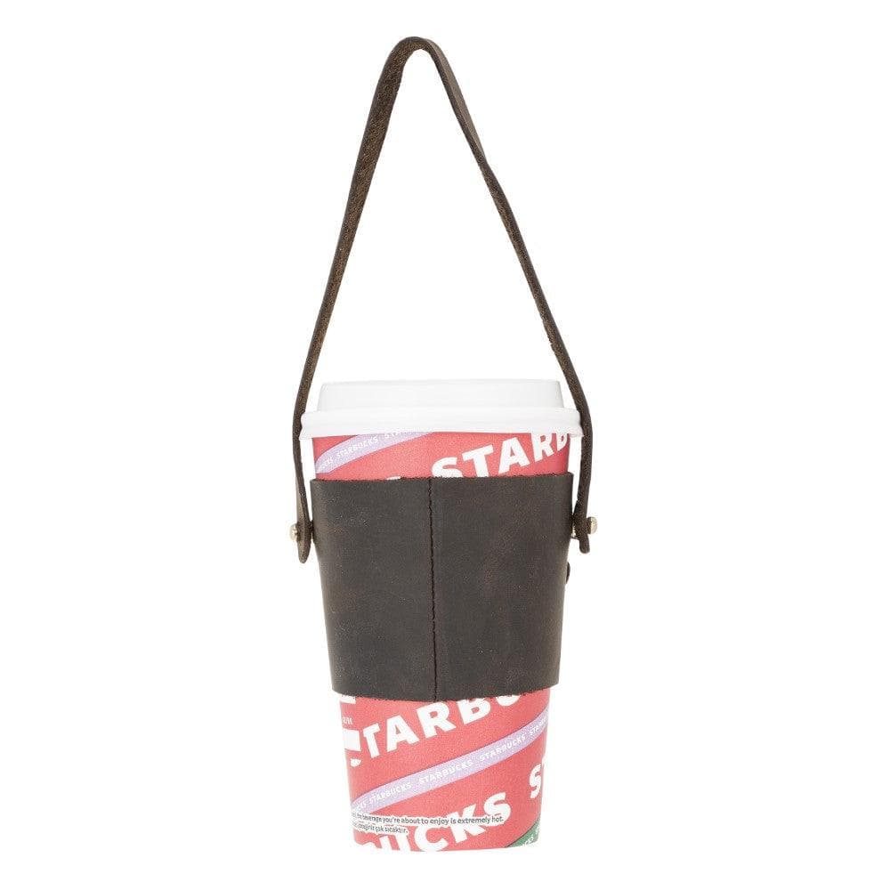 Patras Leather Coffee Cup Case