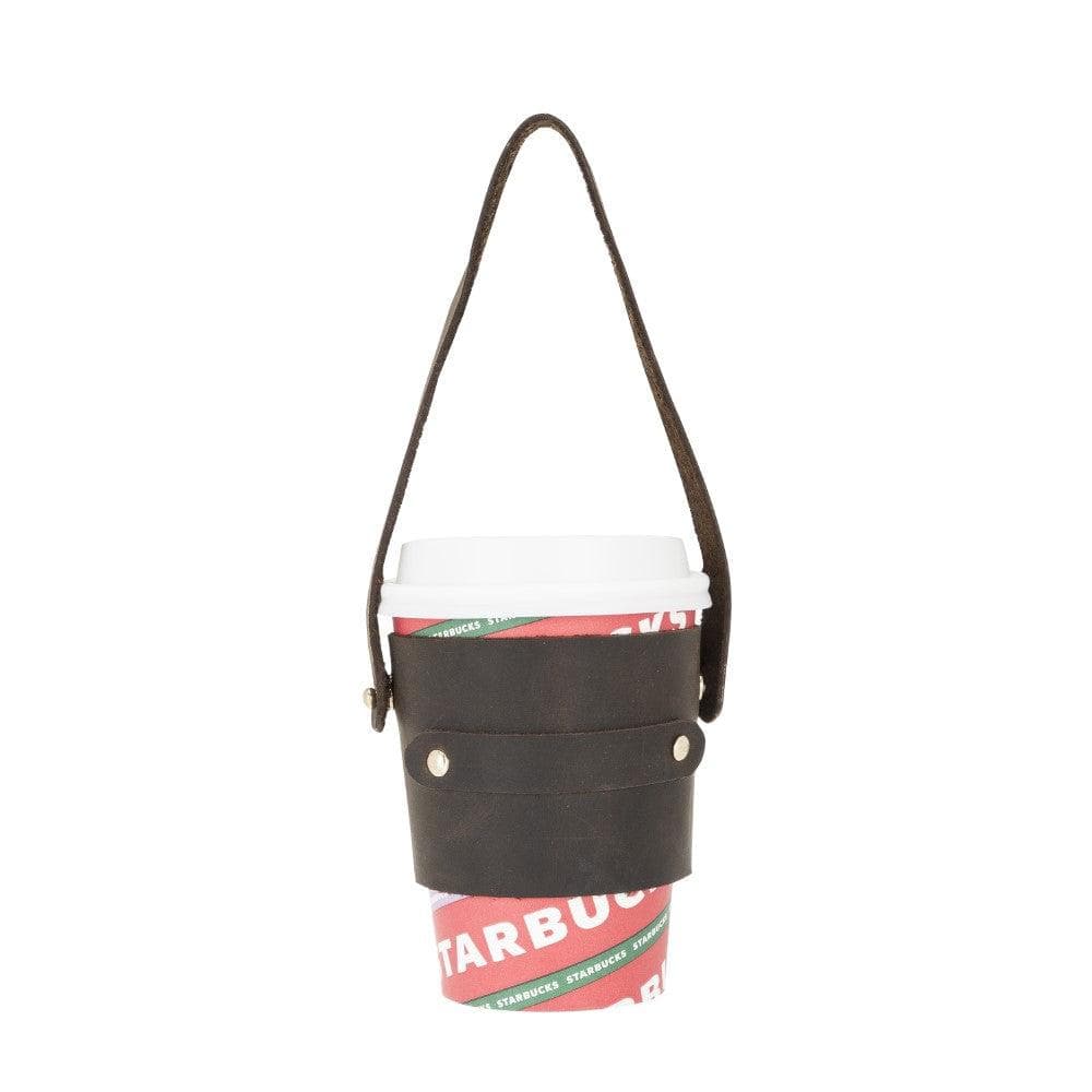 Patras Leather Coffee Cup Case