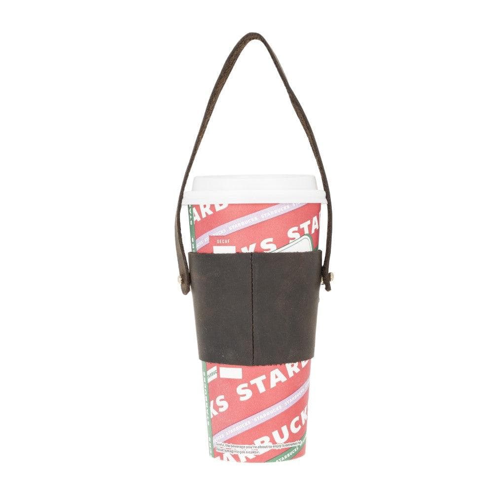 Patras Leather Coffee Cup Case