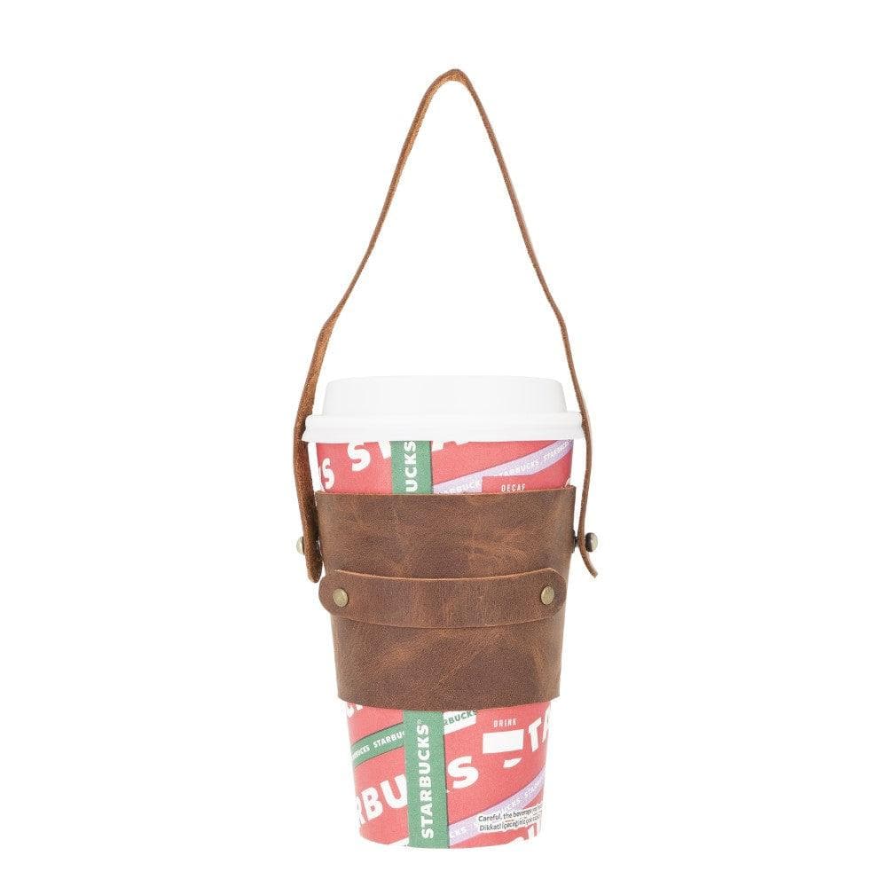 Patras Leather Coffee Cup Case
