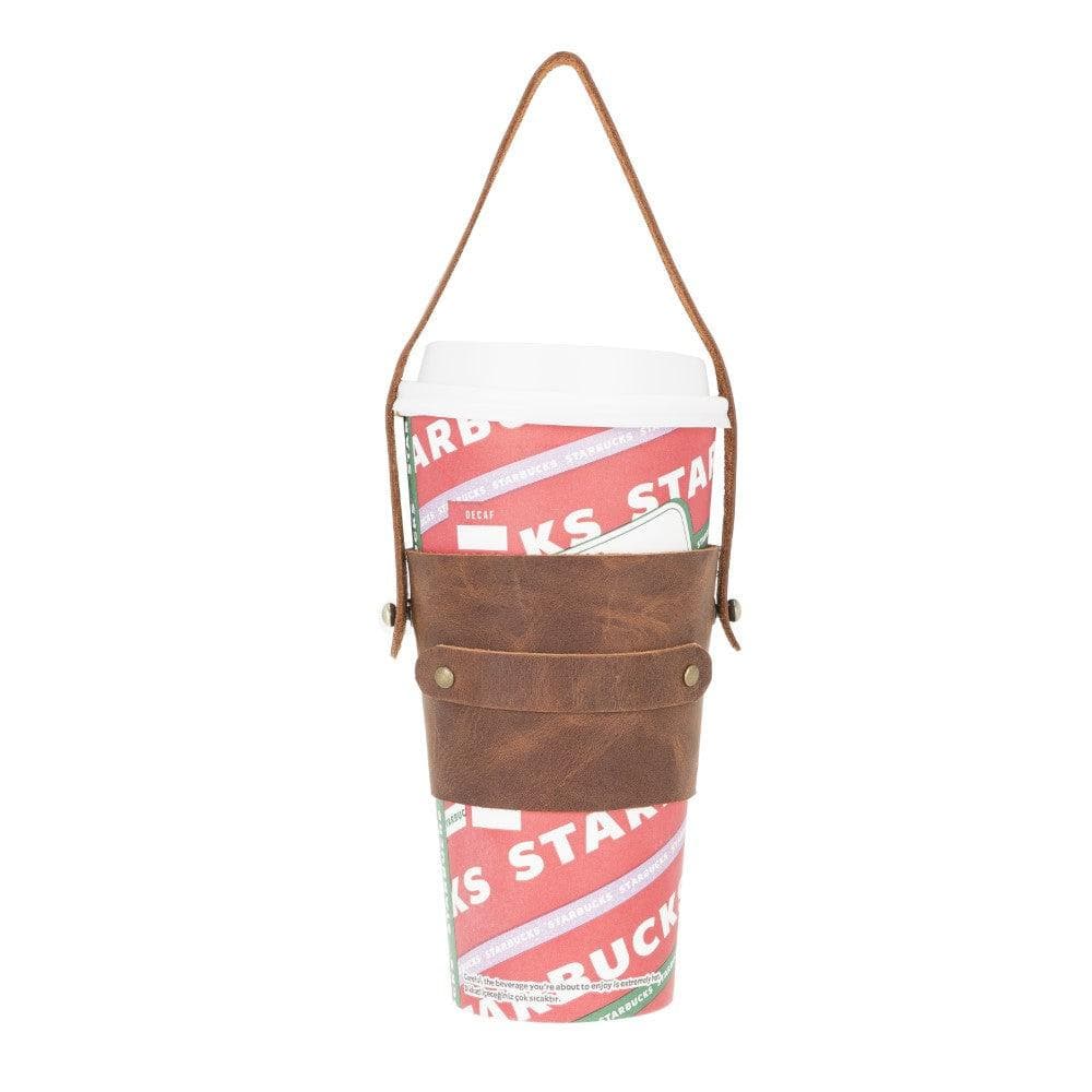 Patras Leather Coffee Cup Case