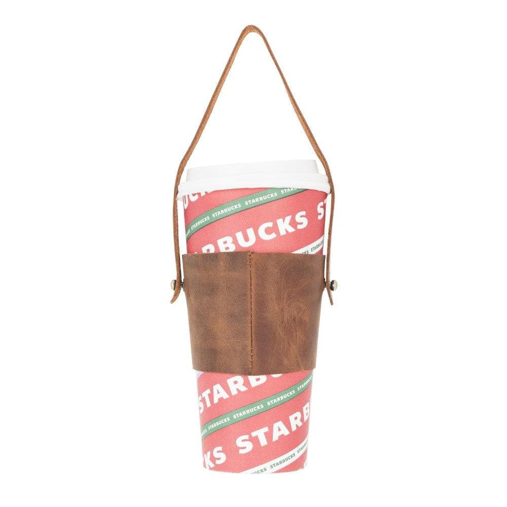 Patras Leather Coffee Cup Case
