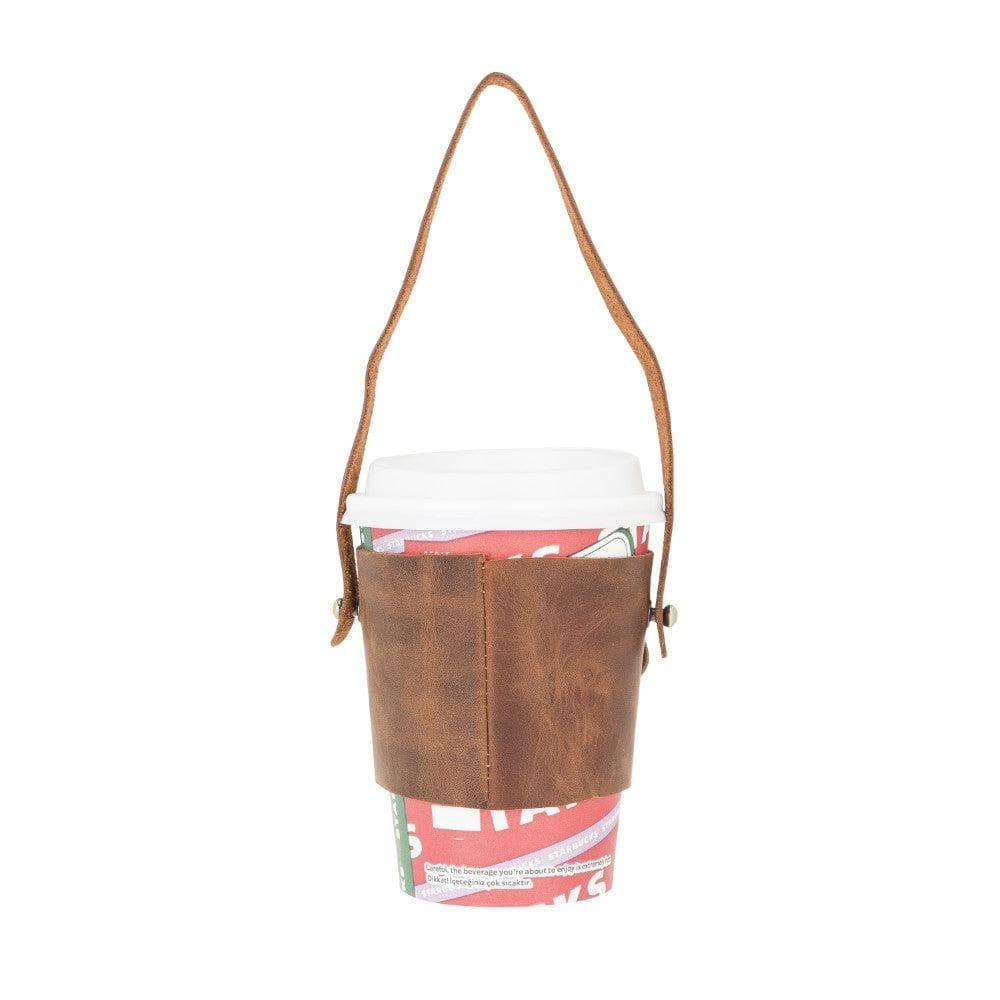 Patras Leather Coffee Cup Case