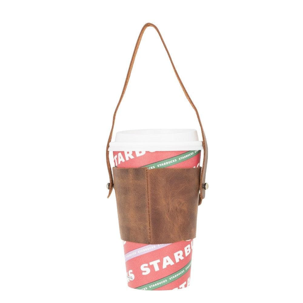 Patras Leather Coffee Cup Case