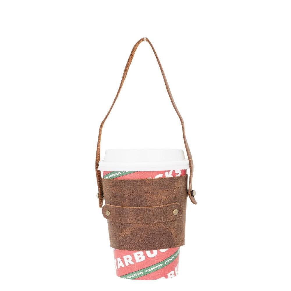 Patras Leather Coffee Cup Case