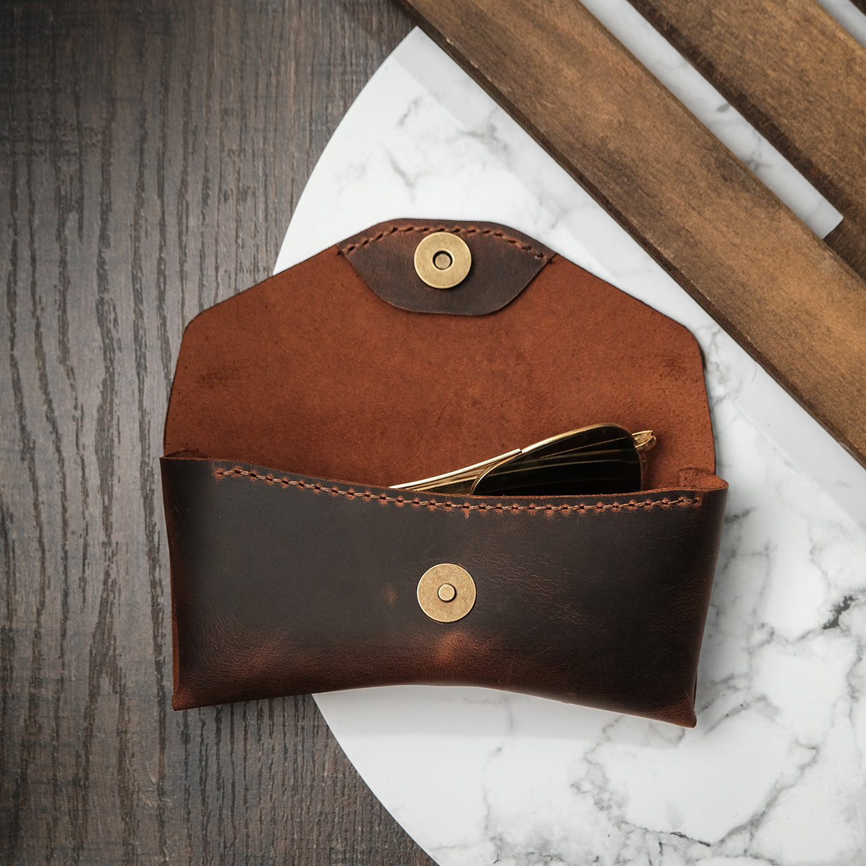 Leather Glasses Case - Luxury Picks
