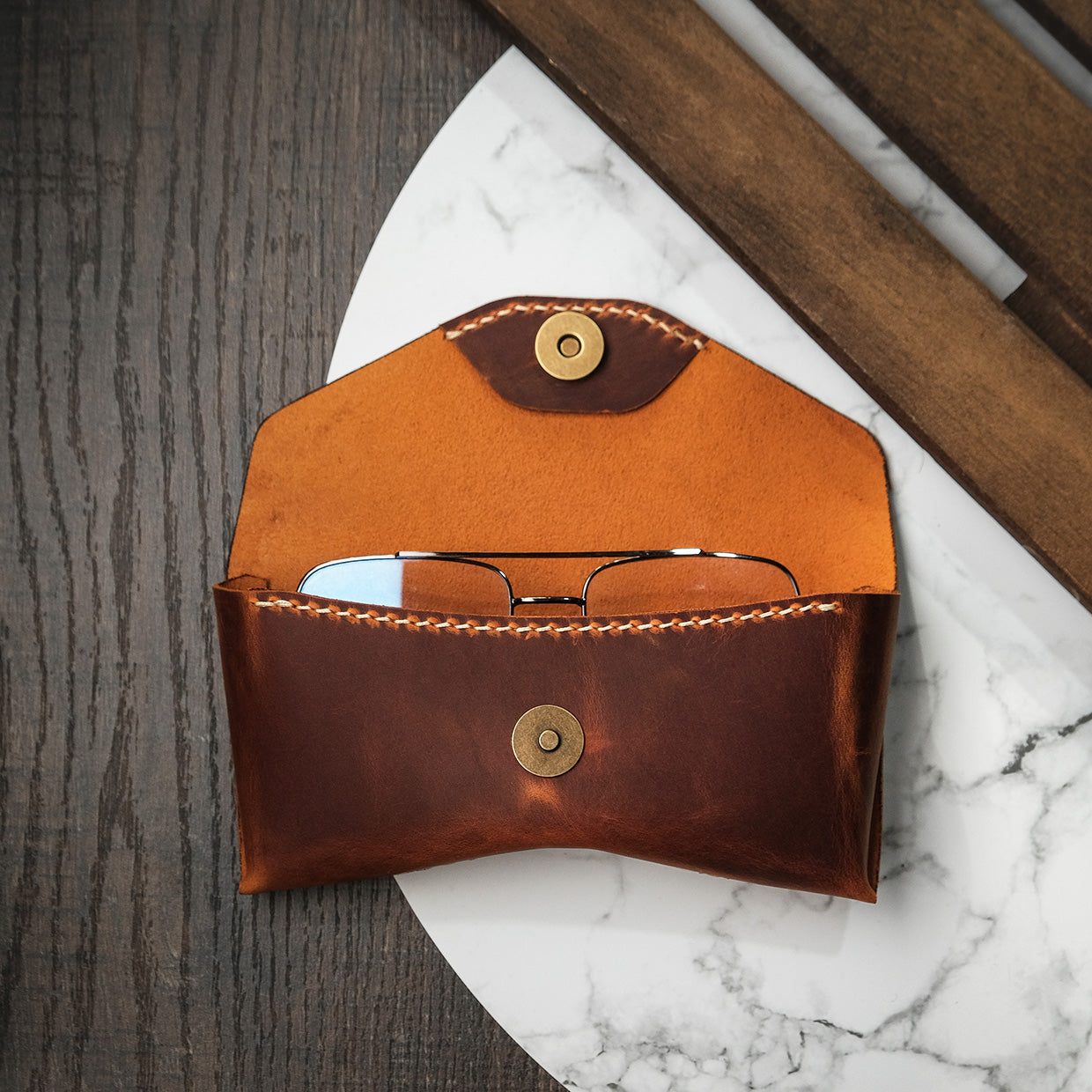 Leather Glasses Case - Luxury Picks