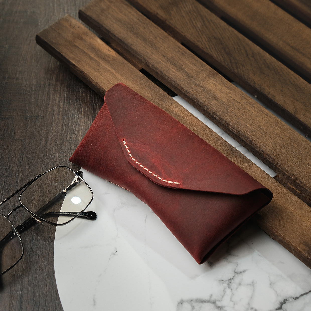Leather Glasses Case - Luxury Picks