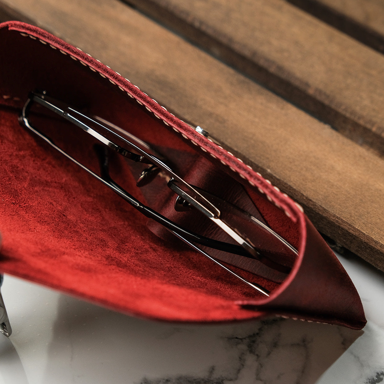 Leather Glasses Case - Luxury Picks