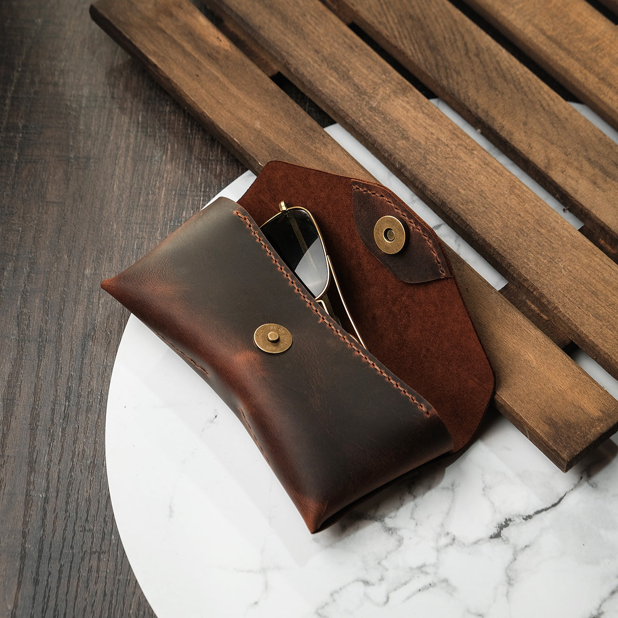 Leather Glasses Case - Luxury Picks