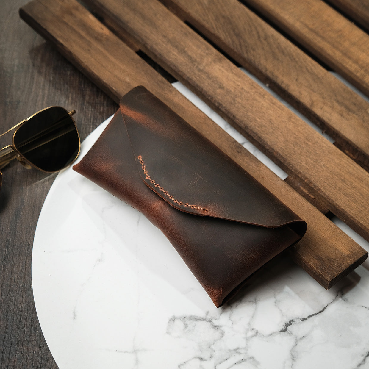 Leather Glasses Case - Luxury Picks