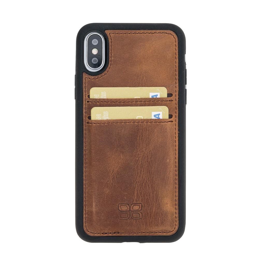 Flex Cover Leather iPhone XR Case with Card Holder