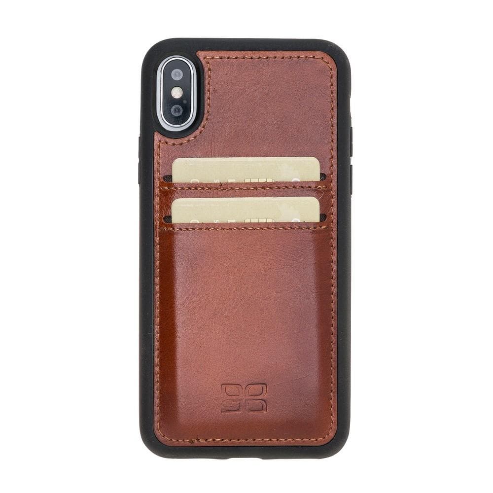 Flex Cover Leather iPhone XR Case with Card Holder