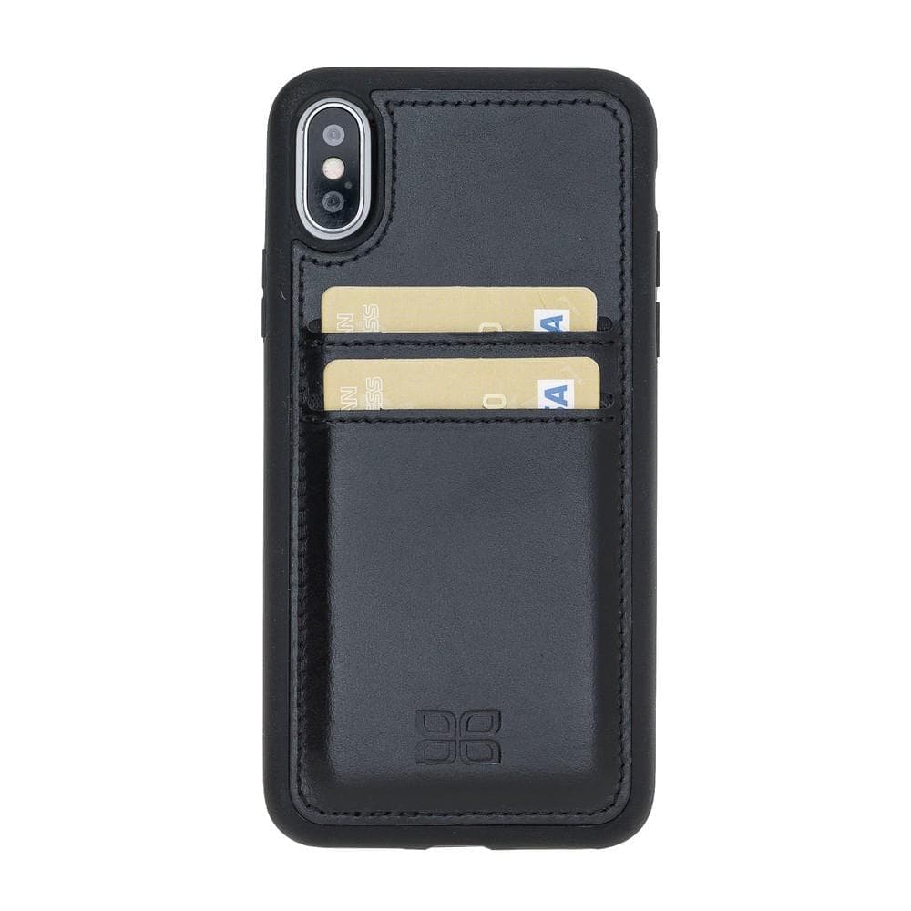Flex Cover Leather iPhone XR Case with Card Holder
