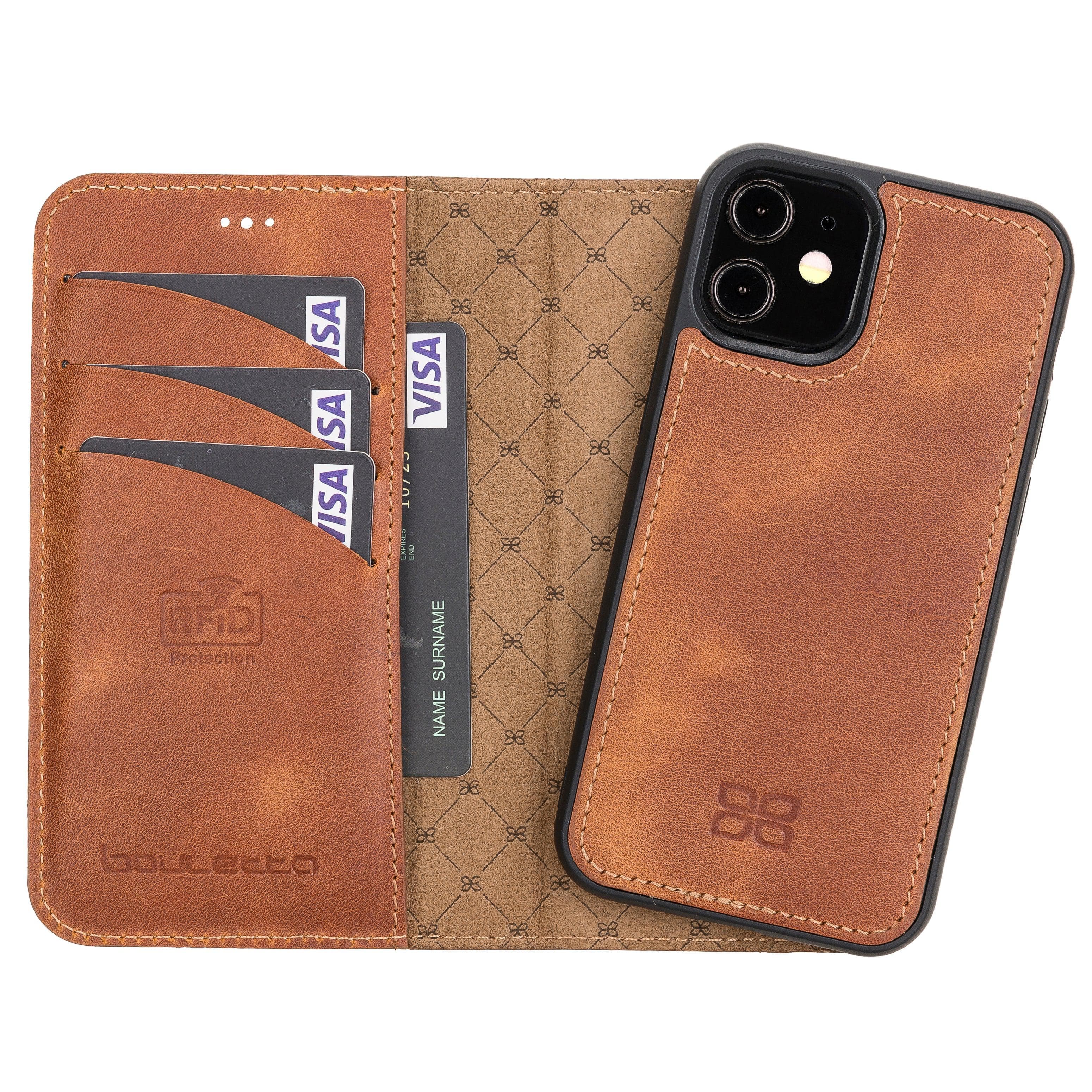 Magic iPhone 12 Pro Max Leather Detachable Wallet Case