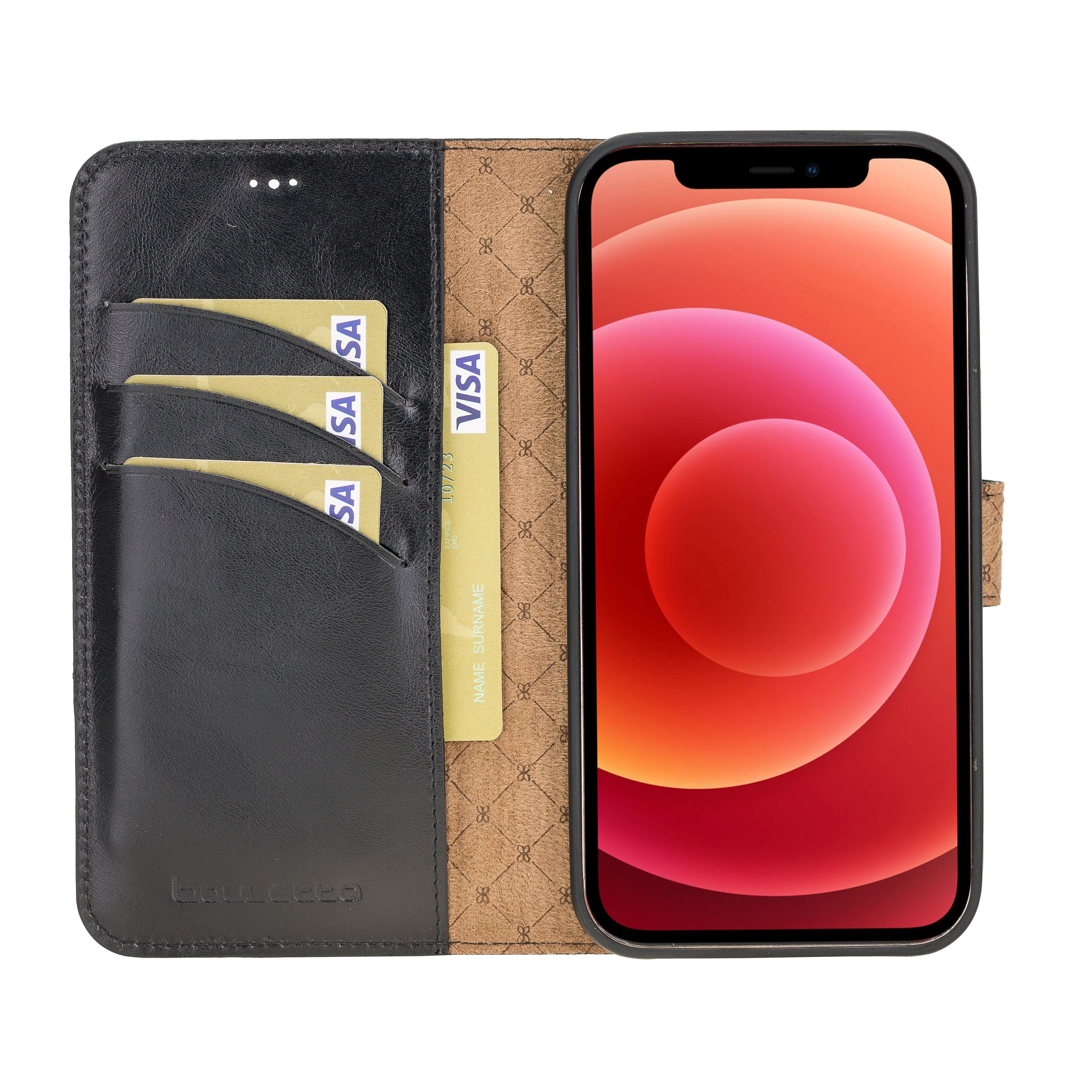 Magic iPhone 12 Pro Max Leather Detachable Wallet Case