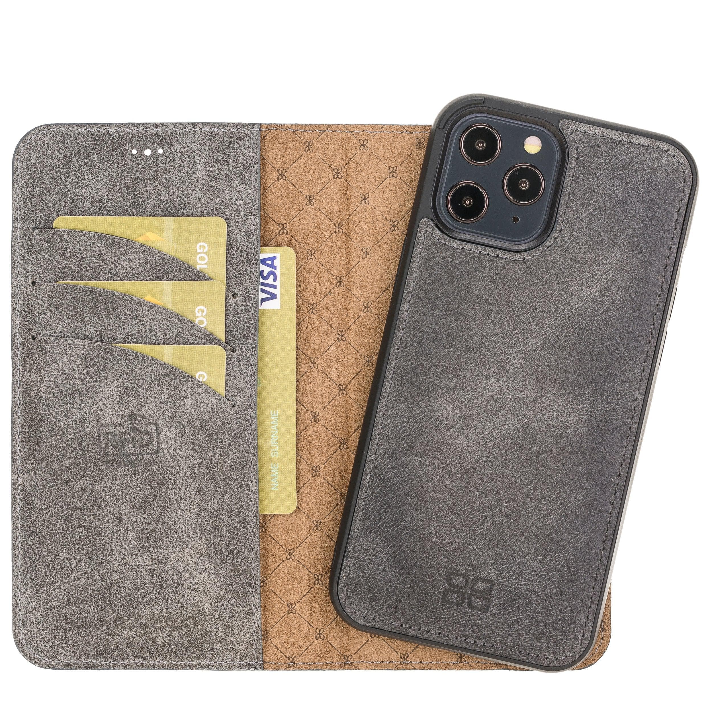 Magic iPhone 12 Pro Max Leather Detachable Wallet Case