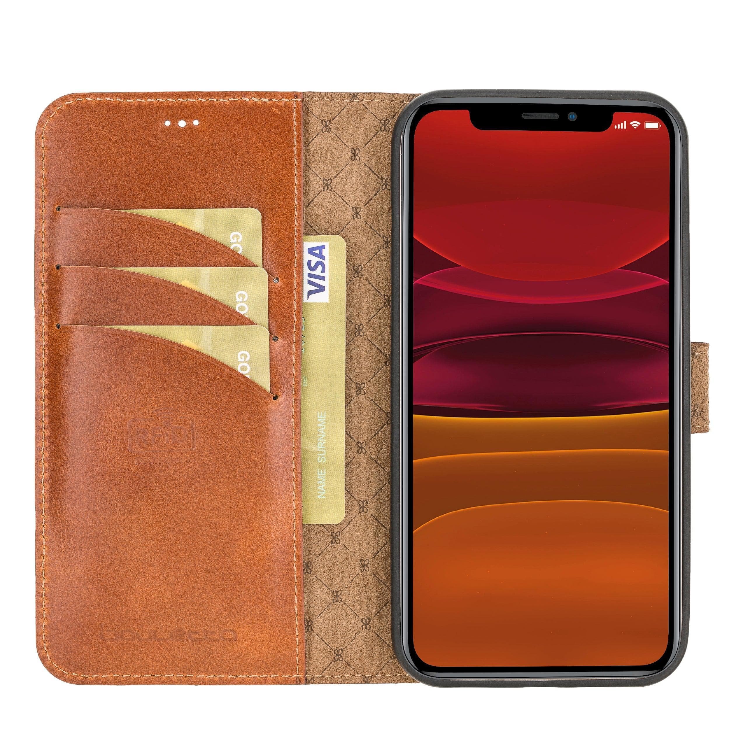 Magic iPhone 12 Mini Leather Detachable Wallet Case