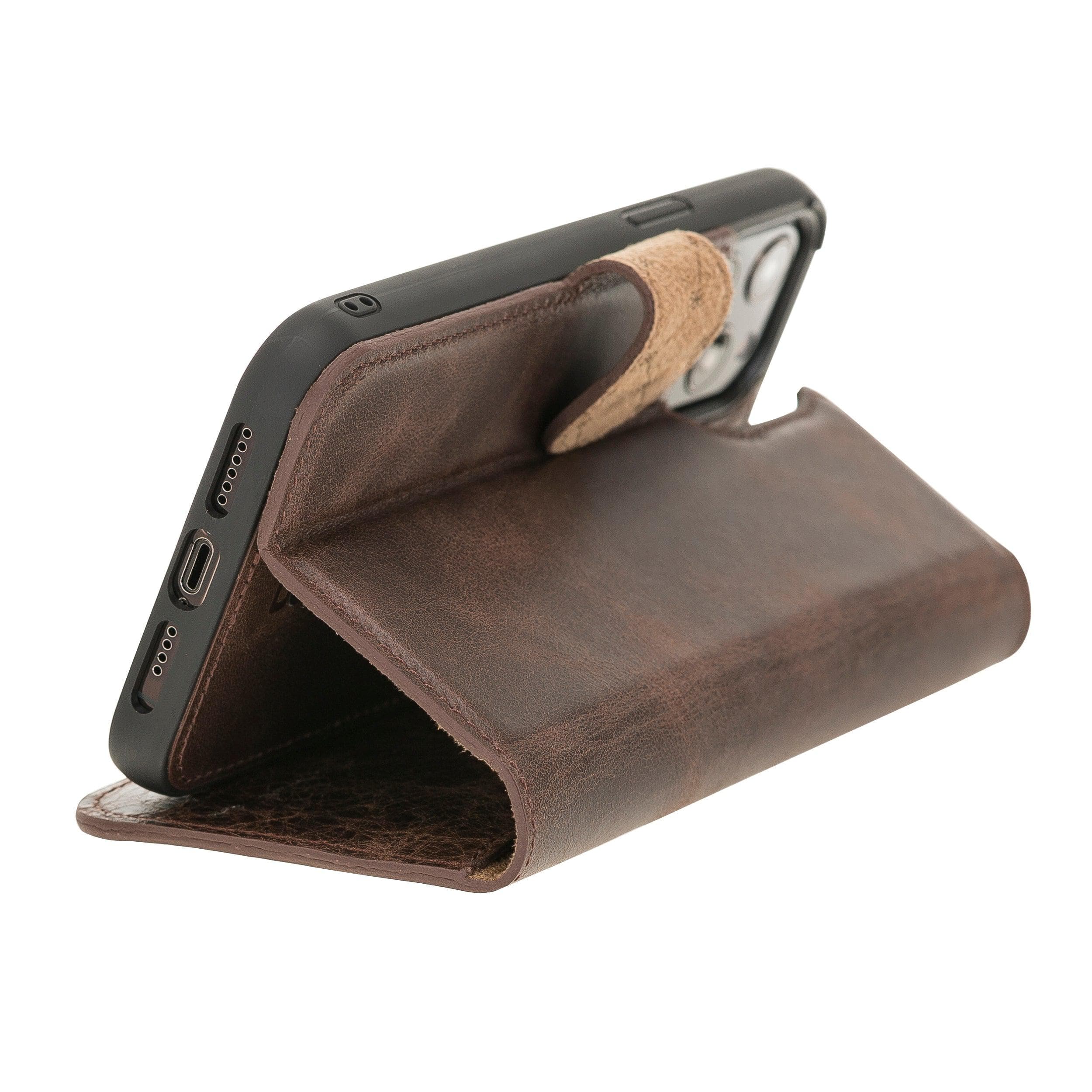Magic iPhone 12 Mini Leather Detachable Wallet Case